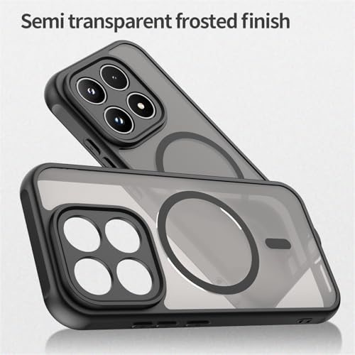 Image of Compatible with Xiaomi 17 Case Cover,Compatible with MagSafe,Anti-Fall,Compatible with Xiaomi 17 5G 25113PN0EC Cell Protective Phone Case Black