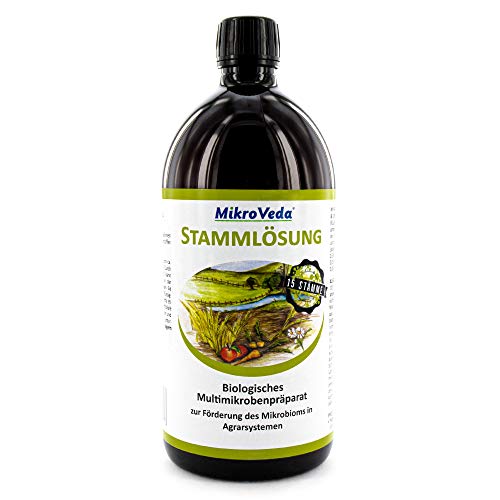 Preisvergleich Produktbild Bio-Stammlösung - Effektive Mikroorganismen - 15 Stämme - Farming - Urlösung - Bodenaktivator und -hilfsstoff - Kompost - Teiche - Garten - Agrarwirtschaft - VEGAN (1l)