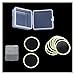 Outil de réparation 10 pcs en caoutchouc non-colle séchage rapide vélo de pneu de vélos de pneu métal pneu pneu pelle réparation kit kit de pneu crevaison tube gluant kit de patch de vélo Robuste, lég