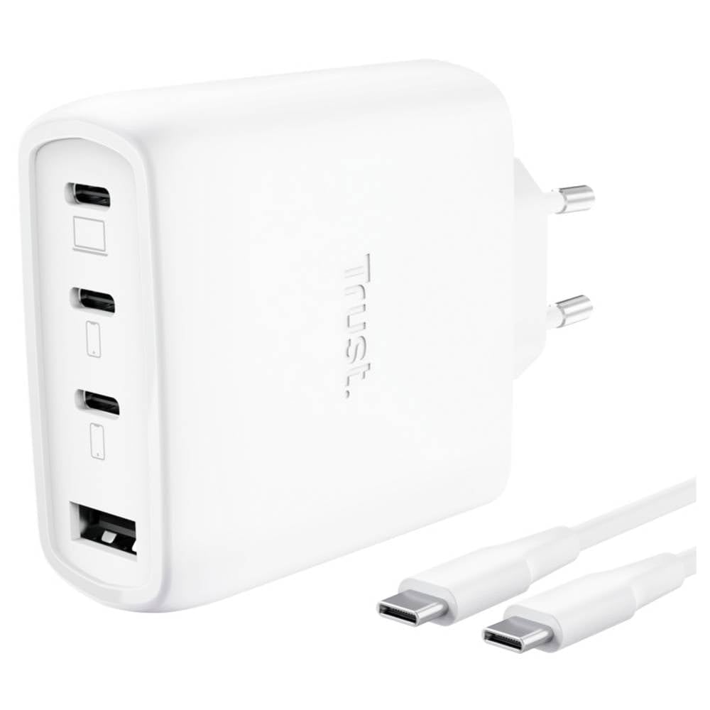 Trust Ładowarka USB 65 W biała GaN 26068