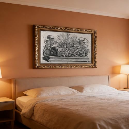 Squelettes fœtaux Frederik Ruysch toile déco bureau unique - 7