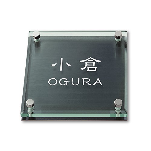 �ێO�^�J�M �l�[���v���[�g ���荞�ݍϕ\�D �\���b�h�K���X SGM-K-4-1-���q ���荞�ݖ���: ���q �y�����i�z