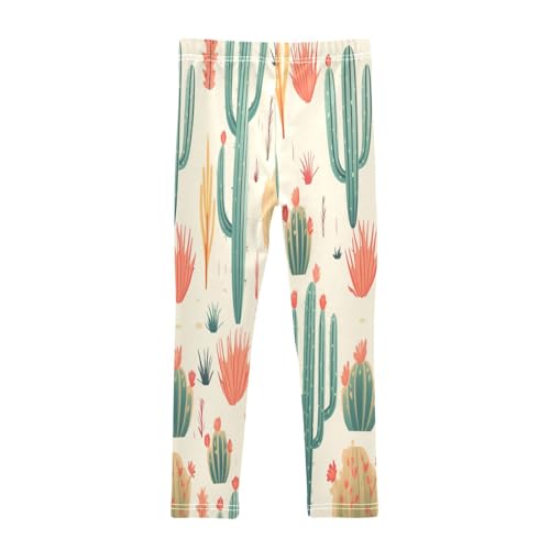 Bolaz Toddler Girls Leggings Printed Yoga Pants Leggings -311- Cactus for Kids2