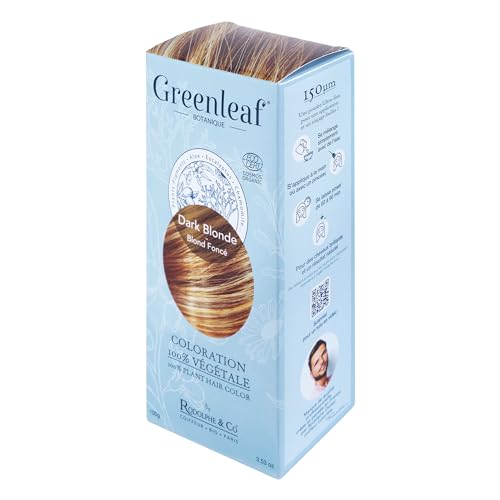 Coloration Végétale 100% Naturelle 100% BIO Certifiée - Greenleaf Botanique - Dark Blonde - 100g