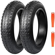 20/24/26x3.0 Electric Bike Tire Fat E-Bike Tires Heavy Duty High-Performance Wear-Resistant Mountain Snow Bicycle Tires/Tubes,Black/White Wall