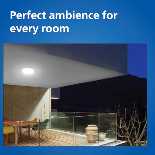 Image of PHILIPS 12W Round AstraGlow Surface LED Light | Slim Surface Panel for Home & Office | Energy Efficient, Bright & Long-life LED Ceiling Light | Cool Day Light, Pack of 1