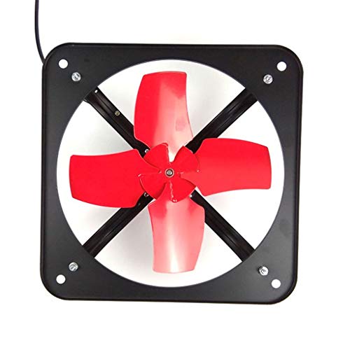 8/10inch Industrial Ventilation Kitchen Toilet Exhaust Fans Extractor Metal Exhaust Commercial Air Blower Fan Axial Fan Ventilation (Color : One Color, Size : 8)