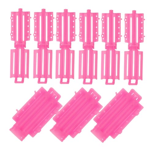PACKOVE 1 Set Flexible Curling Perm Rods of Plastic Hair Rollers for Hair for Home DIY Salon Use