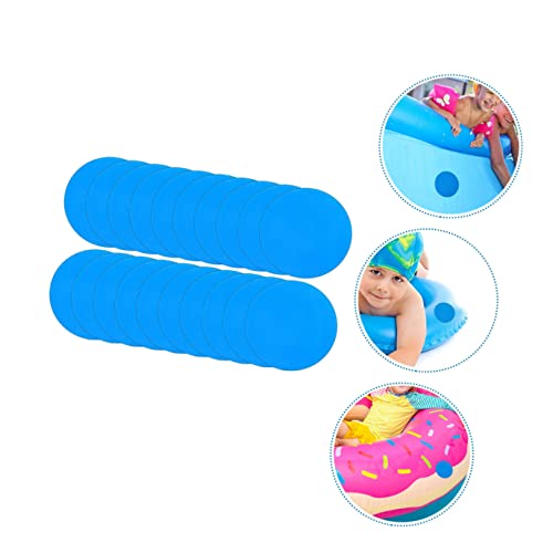 Yardenfun 20Pcs Repair Vinyl Liner Swim Rafts Self Kayaks Patch For Inflatable Adhesive Boat Ring Kayak Kit Balloons Canoe Stickers Toys Pvc Swimming Patches Plastic Raft #TOP6