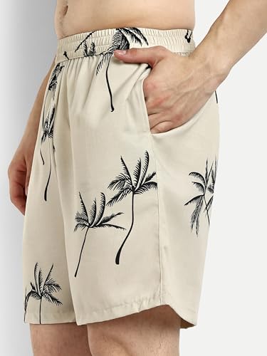 Image of GRECIILOOKS Co Ord Set for Men | Trendy Night Dress for Boys | Shirt and Shorts Combo for Lounge | Stylish Summer and Travel Wear | Men's Matching Two-Piece for Vacation