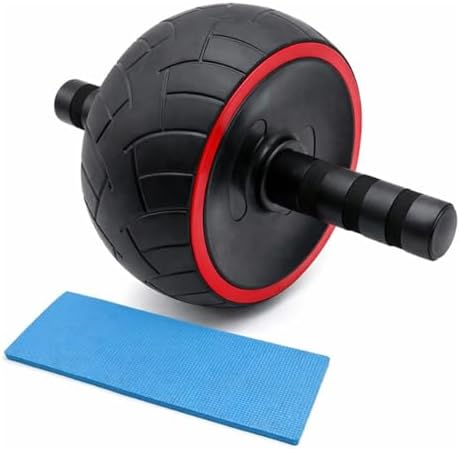 Roda Abdominal Larga Grossa para Exercícios com Tapete de Apoio P...