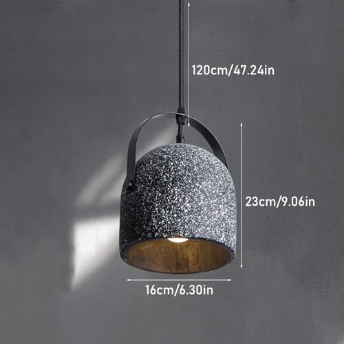 Lámpara de cemento nórdico para iluminar espacios reducidos 8