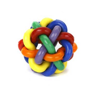 NOBBLY WOBBLY RUBBER BALL