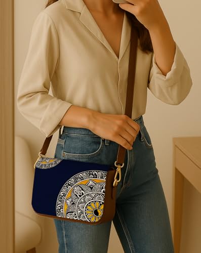 Image of Kalankit Rakhi Gift Hamper For Sister | Rakhi Gift For Girls, Sling Bag For Women, Travel Crossbody Bags, Stylish Cross Sling Bags for Woman | Rakhi Gifts For Sister, Gifts for Rakshabandhan