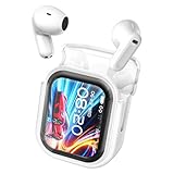 NE20 AI Kopfhörer Übersetzer,3-in-1 Echtzeit Sprachübersetzer Kopfhörer,134 Sprachen mit App,8 Übersetzungsmodi Übersetzungskopfhörer,40H Bluetooth 6.0 Übersetzer Kopfhörer für Lernen, Reisen- Weiß