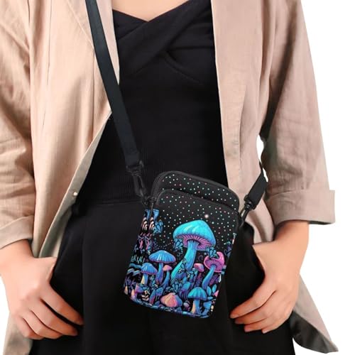 Men's 2 Layer Cross Body Bag Travel Passport Wallet Messenger Sling Bags3