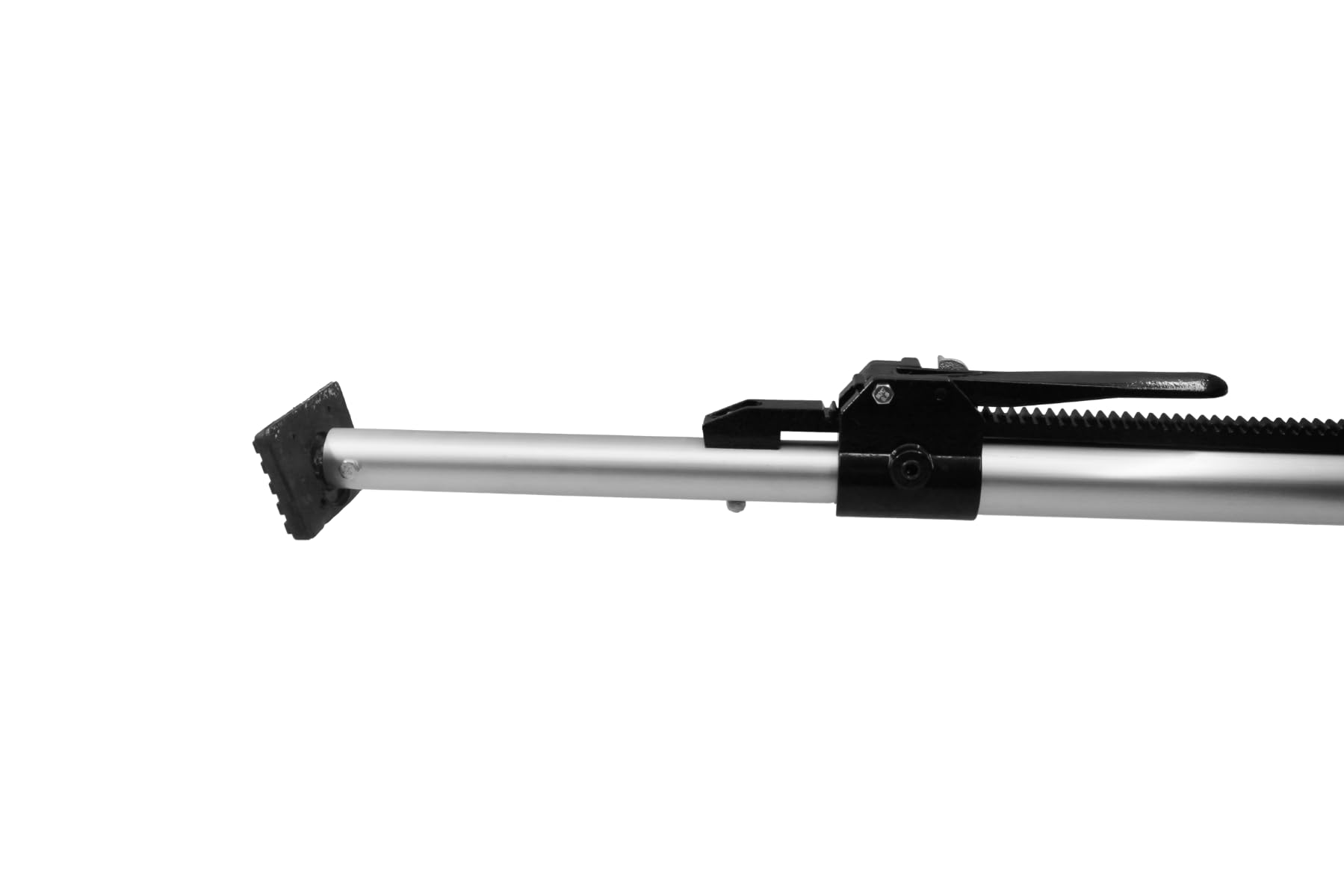 Klemmbalken 1630-2000 mm für Kofferaufbau | Alu eloxiert, rutschhemmende Füße | Profil: Ø 42 mm; Klemmkraft: 130 daN; Sperrkraft: 200 daN