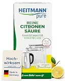 HEITMANN pure Reine Zitronensäure: Vielseitige Anwendung für den Haushalt