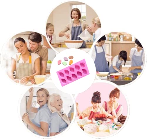 2Pack 10-Cavity Leaf Silicone Soaps Mold By Garloy, The Leaves Silicone Mold For Making Homemade Chocolate Candy Gummy Jelly #TOP3