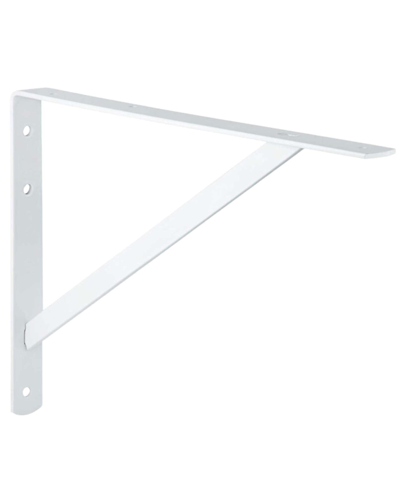 GedoTec® Shelf support Heavy load carrier Heavy load console ATHENA 3 Sizes Steel Massive 3 Colors Buoyancy 200 - 300 KG MADE IN GERMANY - Steel white, 495 x 330 x 30 mm