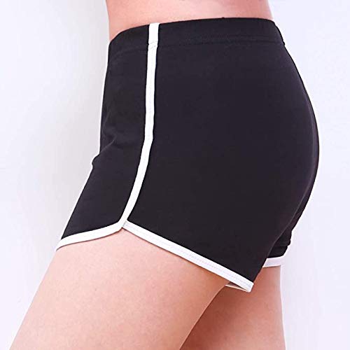 kit 3 shorts esportivos de algodão para corrida,ioga,dança,praia, bermuda de verão (PRETO, CINZA CLA