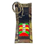 Soporte Para Llamador De Pavos | Portasilbatos De Camping Con 6 Ranuras | Bolsa Magnética De Tela Oxford Para Silbatos | Para Caza Senderismo Montañismo Supervivencia Viajes
