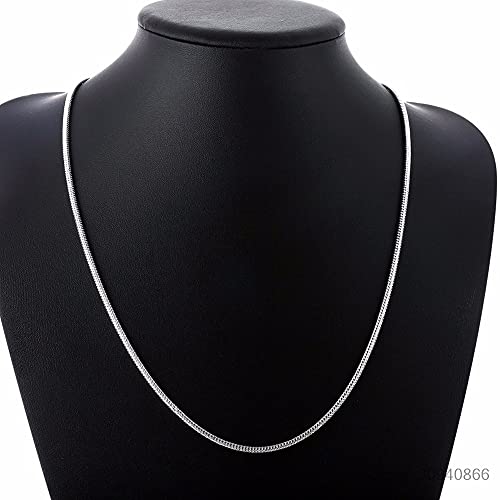 Chaîne de serpent rond 2 mm collier fluide au raffinement unique