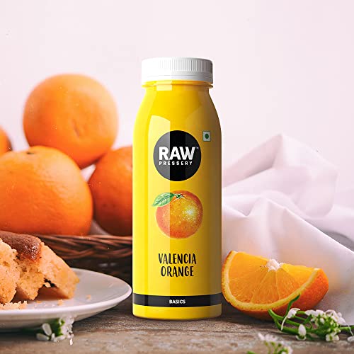 Image of Raw Pressery Valencia Orange Juice (6 x 250ml) Rich in Vitamin C, Natural Energizer & Immunity Booster, Healthy Juice, No Added Sugar