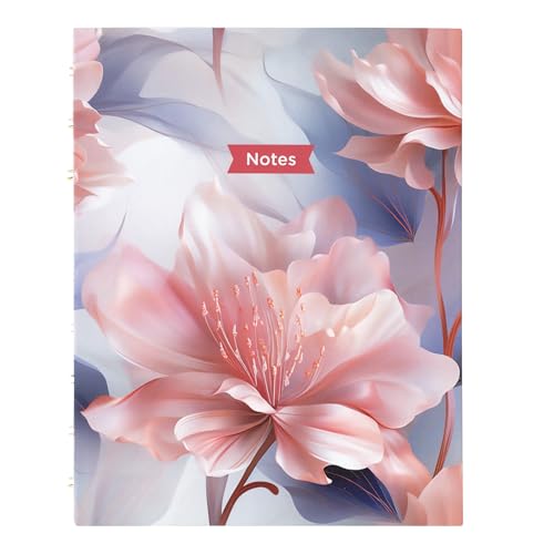 Cuaderno premium Blueline NotePro rosa con elegantes acabados en doble alambre dorado