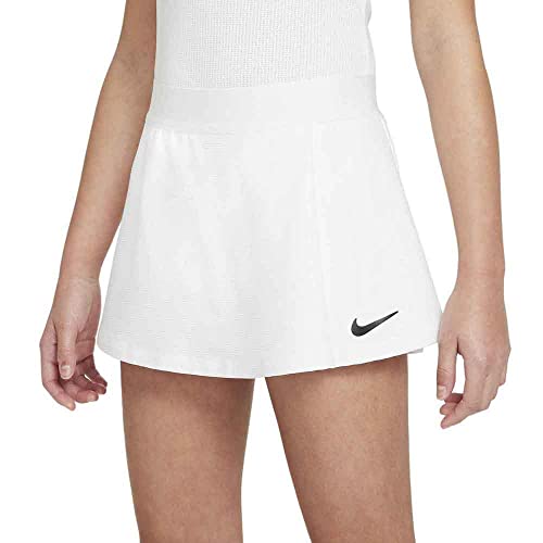 Nike Girls Court Dri Fit Victory Tennis Skort X-Large White