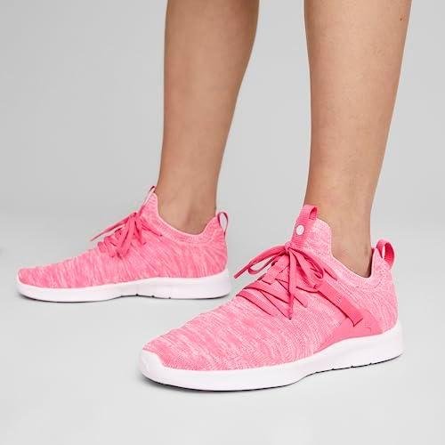 PUMA GOLF Women's Laguna Fusion Knit Golf Shoe, Sunset Pink-Puma White, 8 | Image 5