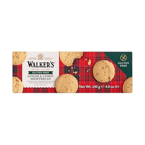 Walkers Gluten-Free Ginger and Lemon Shortbread Cover