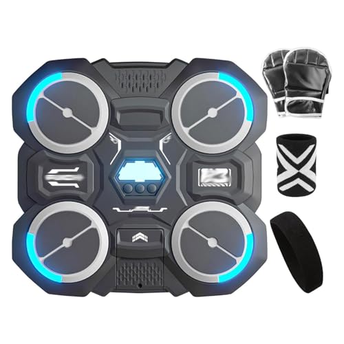 Machine de boxe musicale murale à LED avec vitesse réglable - 7