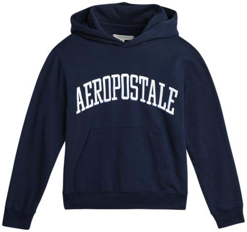AEROPOSTALE Boys' Sweatshirt - Cozy Soft Cotton Blend Fleece Casual Pullover Graphic Hoodies for Boys (Sizes: 4-12) - Main Image