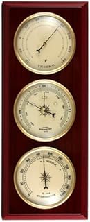 Ambient Weather YG315 Cherry Finish Dial Traditional Weather Station