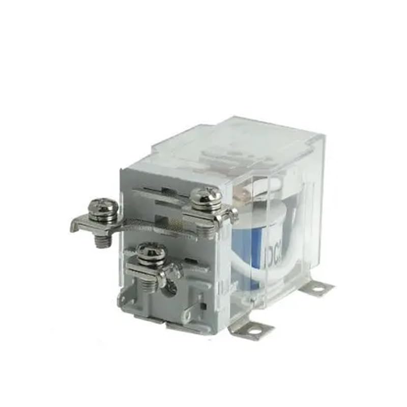 Relé JQX-60F-1Z 24V CC 60A de 5 pines para control de potencia industrial en cuadros eléctricos