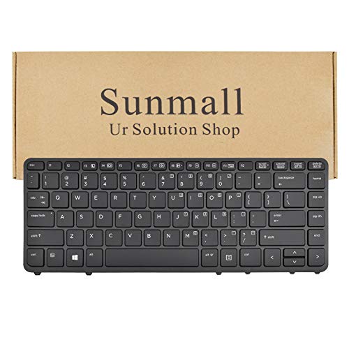 SUNMALL �m�[�g�p�\�R�������p�L�[�{�[�h �|�C���^�[�ƃo�b�N���C�g�t�� HP EliteBook 840 G1 G2 / 850 G1 G2 / 745 G1 G2/HP ZBook 14�V���[�Y ���b�v�g�b�v US���C�A�E�g