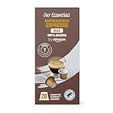 by Amazon Kaffeekapseln Espresso Mild, Geeignet für Nespresso Maschinen, 20 Kapseln