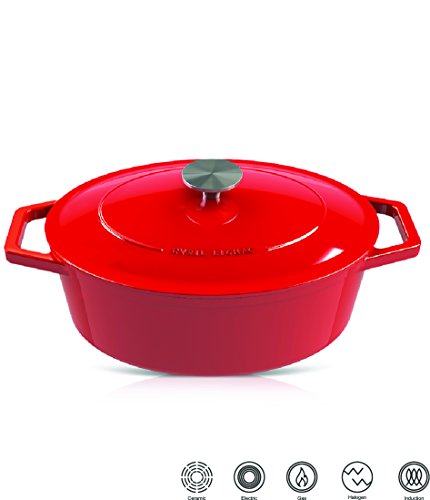 Preisvergleich Produktbild Cyril Lignac Bräter, oval, Rot