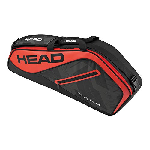 HEAD Tour Team 3R Pro Tennis Bag,Black/Red
