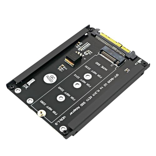 Solución U.2 SFF-8639 para discos M.2 NVMe con este adaptador vertical de formato 2280