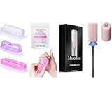 MelodySusie All in One Nail Brush Set with Ceramic Nail Drill Bits