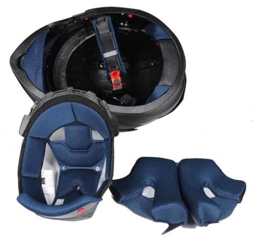 Woljay Integralhelm Klapphelm Motorrad Modularer Helm Motorrad Doppelvisier für Erwachsene Männer Frauen Moped Street Racing DOT / ECER22-05 Approved (Count Black Gold - Transparent Visor,L)