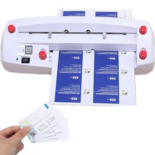 Machine découpe cartes de visite à réglage 1-18mm et système de précision avant arrière