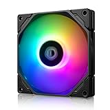 ID-COOLING TF-9215 ARGB Case Fan 15mm Thickness PWM Fan 5V 3 PIN ARGB Fan Slim Fan for Radiator/CPU Cooler/Computer Case