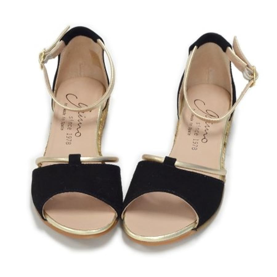 Amazon | [ガイモ] エスパドリーユ アンクルベルトオープントゥ