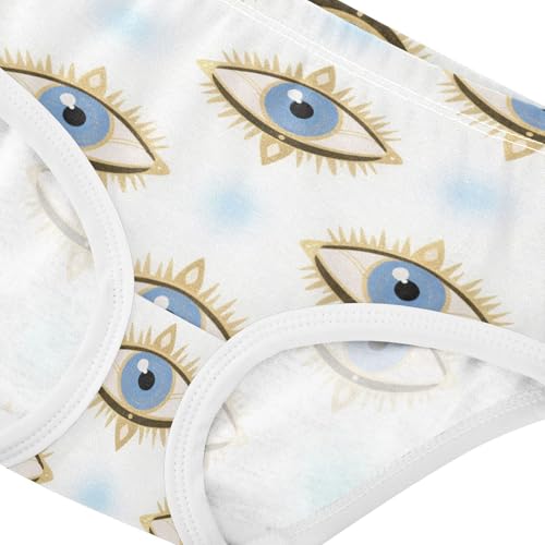 GuoChe Underwear Elastic Waistband Panties Comfort Underwear for Girls in Sizes 2T,3T, 4T, 5T, 6Y and 8Y4