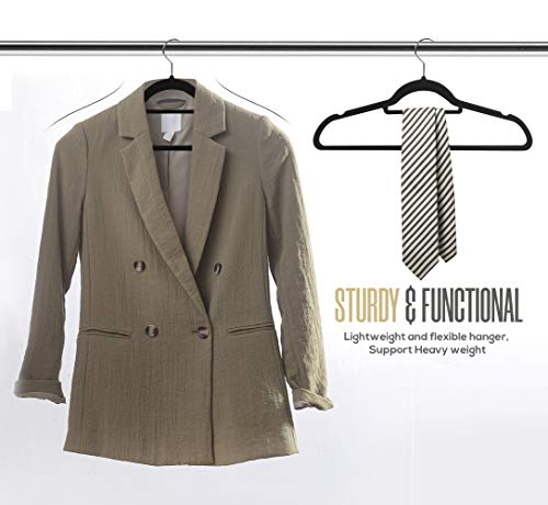 Utopia Home Hoogwaardige Fluwelen Kledinghangers (Pakket van 50) – Slipvaste Fluwelen Kledinghangers voor Intensief… - Image 6