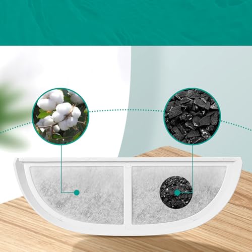 Set de 8 filtros de repuesto para fuentes de agua para gatos miniatura 6