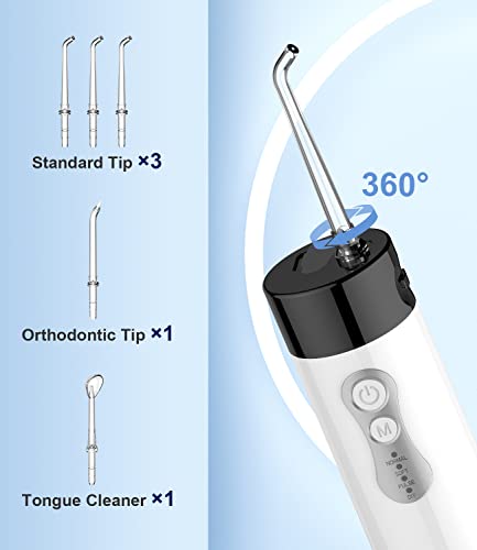 Irrigador bucal sem fio para dentes – Limpador de dentes portátil profissional com modo 